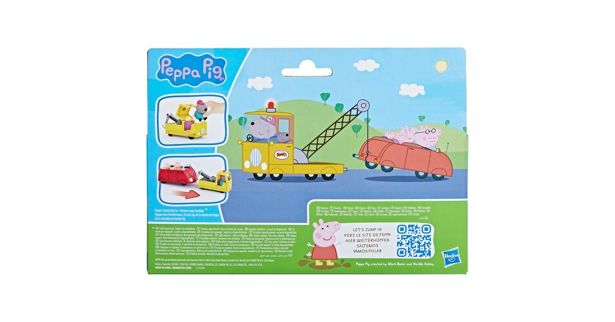 Hasbro Peppa Pig Opa Kläffs Abschleppwagen, Spielfigur