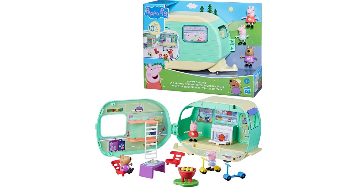 Hasbro Peppa Pig Peppas Wohnanhänger, Spielfigur