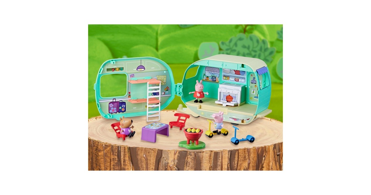 Hasbro Peppa Pig Peppas Wohnanhänger, Spielfigur