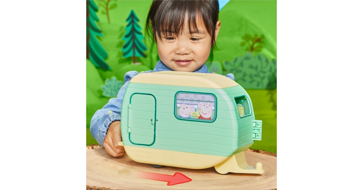 Hasbro Peppa Pig Peppas Wohnanhänger, Spielfigur