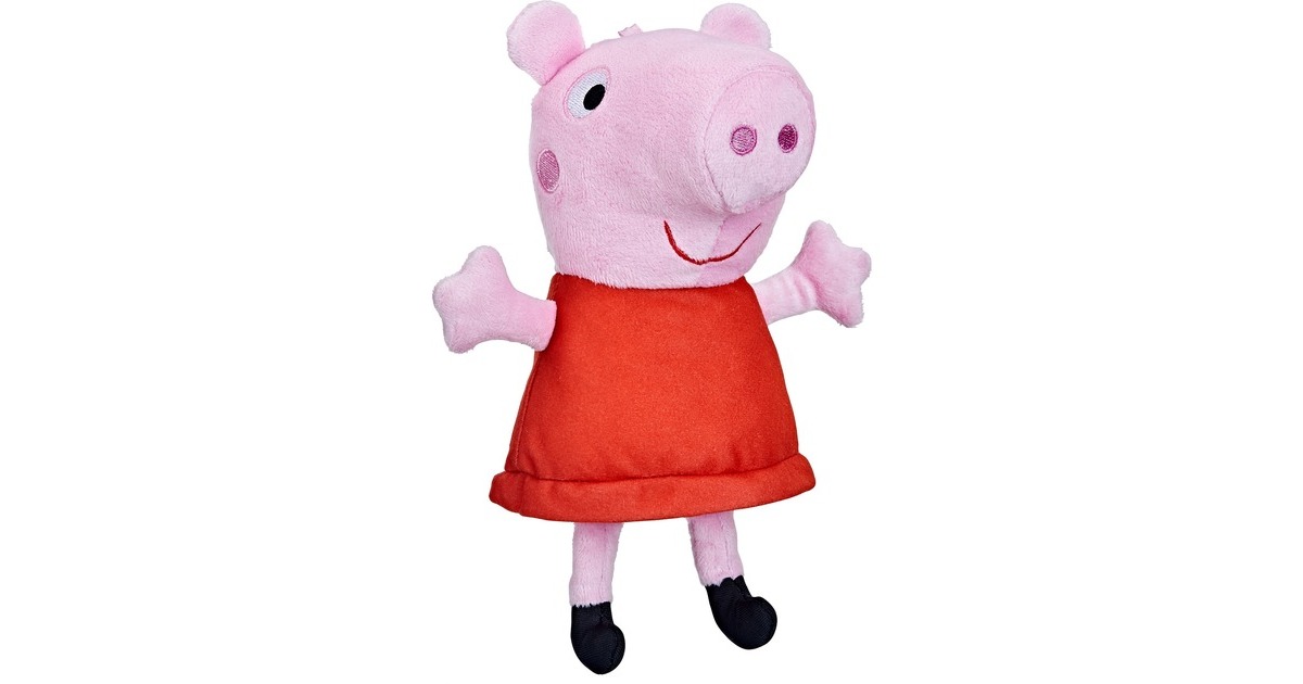 Hasbro Peppa Wutz Kicherspaß mit Peppa, Kuscheltier