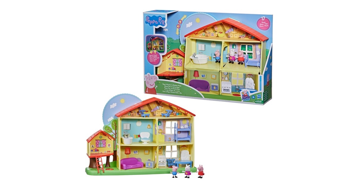 Hasbro Peppa Wutz Peppas Tag- und Nacht-Haus, Spielfigur