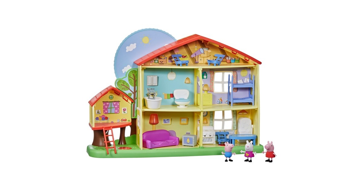 Hasbro Peppa Wutz Peppas Tag- und Nacht-Haus, Spielfigur
