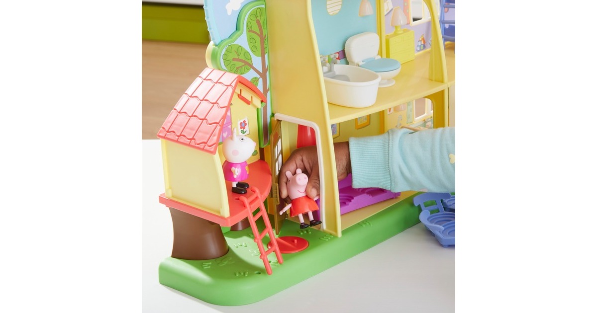 Hasbro Peppa Wutz Peppas Tag- und Nacht-Haus, Spielfigur