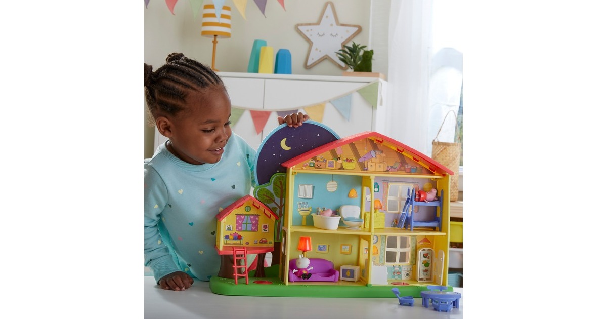 Hasbro Peppa Wutz Peppas Tag- und Nacht-Haus, Spielfigur
