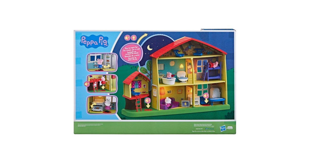 Hasbro Peppa Wutz Peppas Tag- und Nacht-Haus, Spielfigur