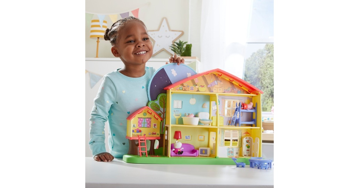Hasbro Peppa Wutz Peppas Tag- und Nacht-Haus, Spielfigur