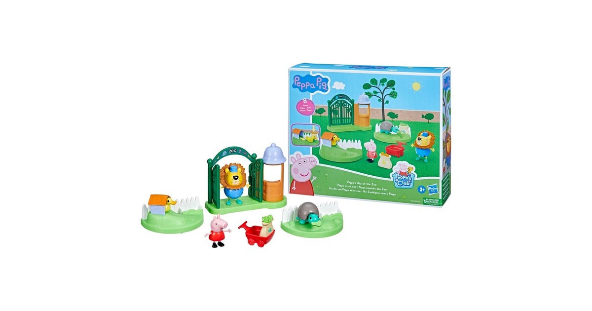 Hasbro Peppa Wutz - Peppa besucht den Zoo, Spielfigur