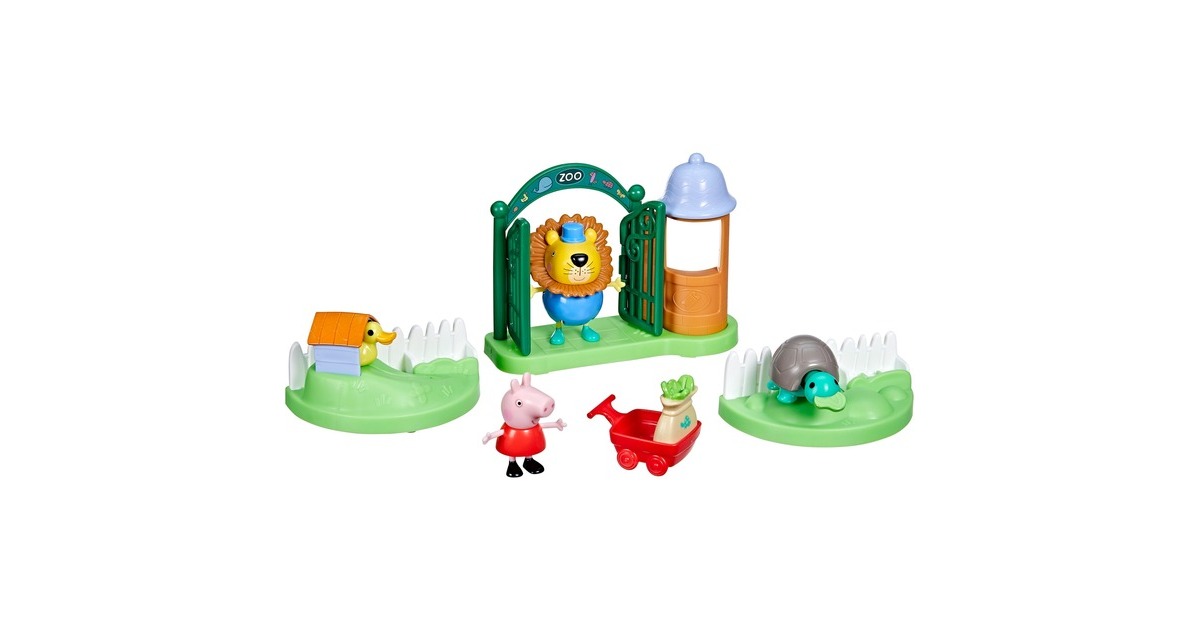 Hasbro Peppa Wutz - Peppa besucht den Zoo, Spielfigur