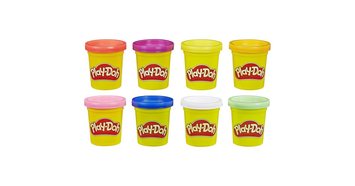 Hasbro Play-Doh 8er Pack Regenbogen, Kneten