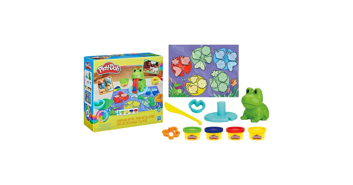 Hasbro Play-Doh Farbi, der Frosch, Kneten