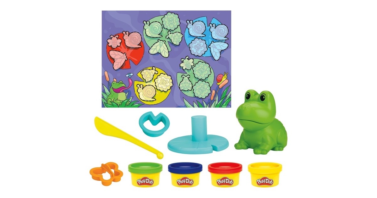 Hasbro Play-Doh Farbi, der Frosch, Kneten