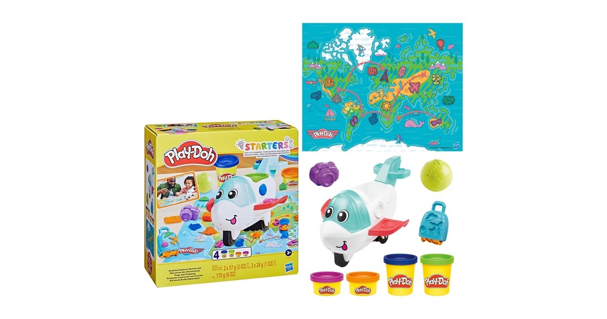 Hasbro Play-Doh Flugi, das Flugzeug, Kneten