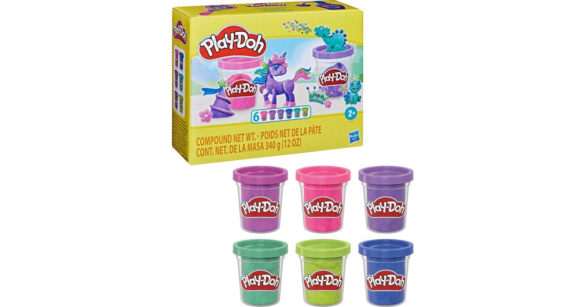 Hasbro Play-Doh Funkelknete, Kneten