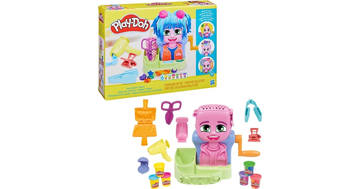 Hasbro Play-Doh Wilder Friseur , Kneten