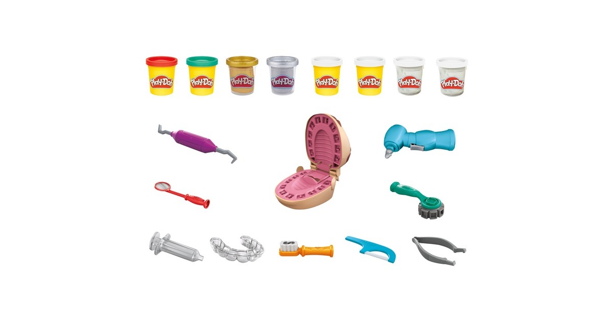Hasbro Play-Doh Zahnarzt Dr. Wackelzahn, Kneten