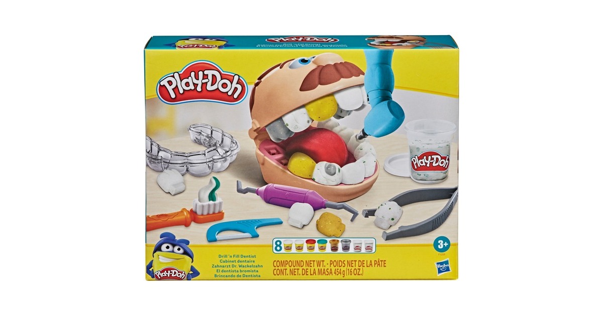 Hasbro Play-Doh Zahnarzt Dr. Wackelzahn, Kneten