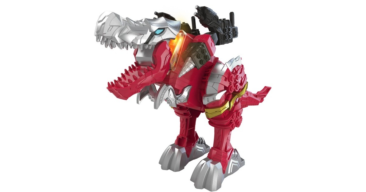 Hasbro Power Rangers Battle Attackers Dino Fury T-Rex Champion Zord, Spielfigur
