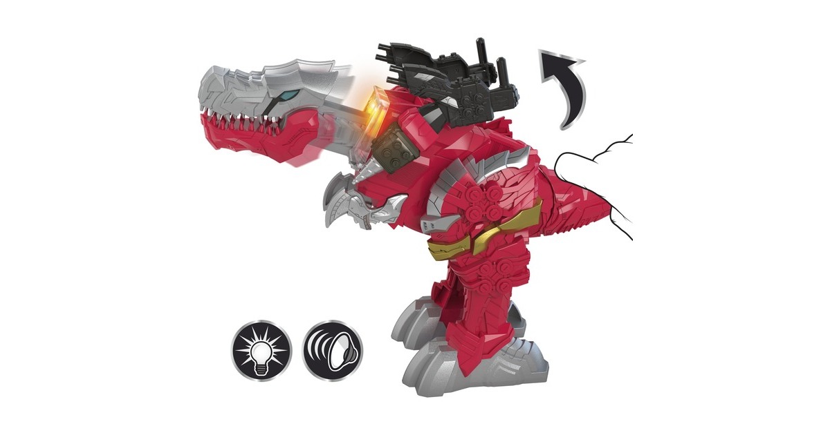 Hasbro Power Rangers Battle Attackers Dino Fury T-Rex Champion Zord, Spielfigur