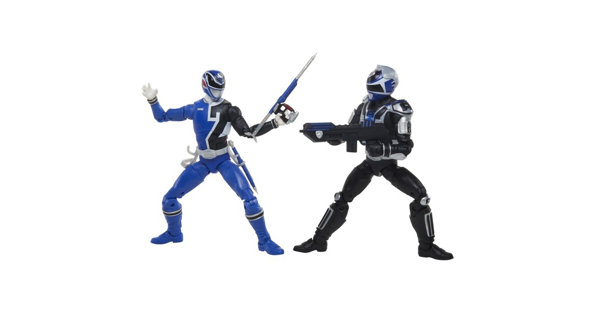 Hasbro Power Rangers Lightning Collection S.P.D. B-Squad Blauer Ranger Vs A-Squad Blauer Ranger, Spielfigur