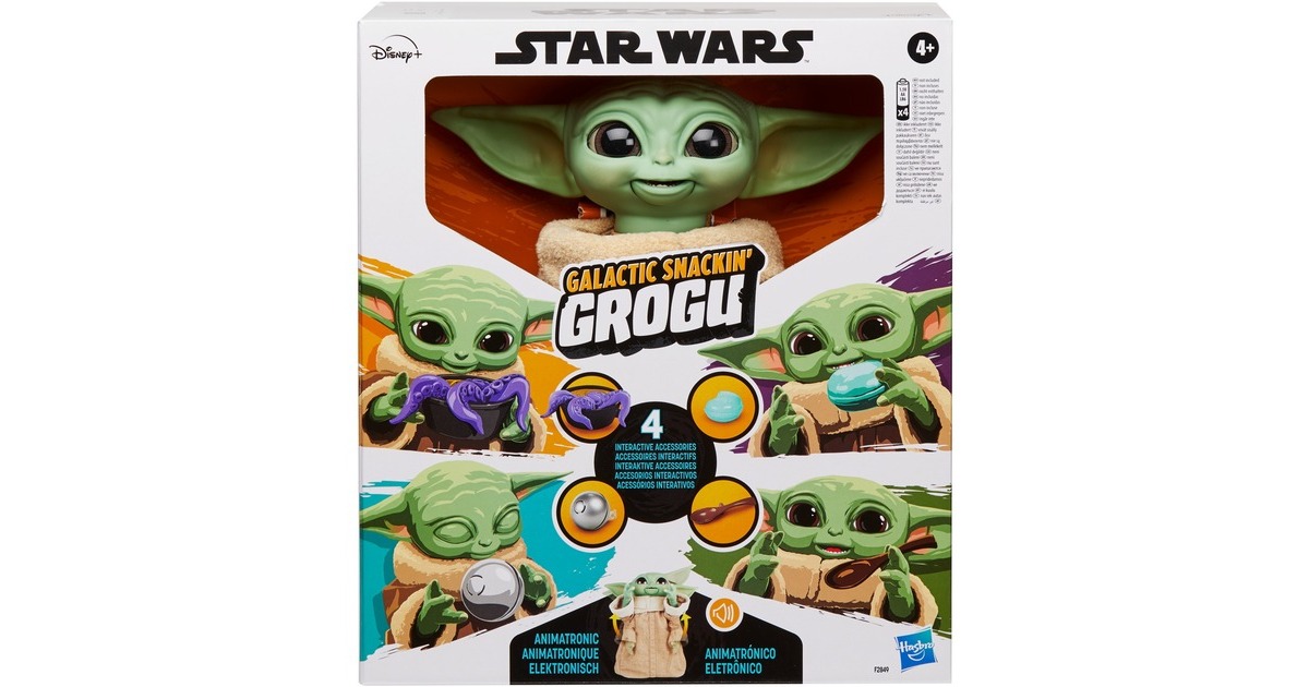 Hasbro Star Wars Galactic Snackin’ Grogu, Spielfigur
