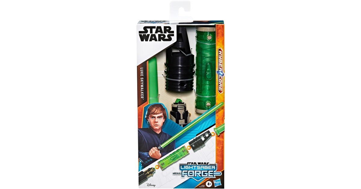 Hasbro Star Wars Lightsaber Forge Kyber Core Luke Skywalker Lichtschwert, Rollenspiel