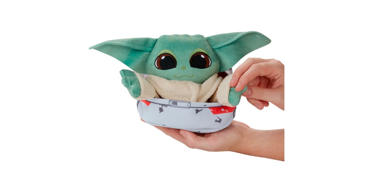 Hasbro Star Wars, The Mandalorian 3in1 The Child schwebender Kinderwagen, Kuscheltier