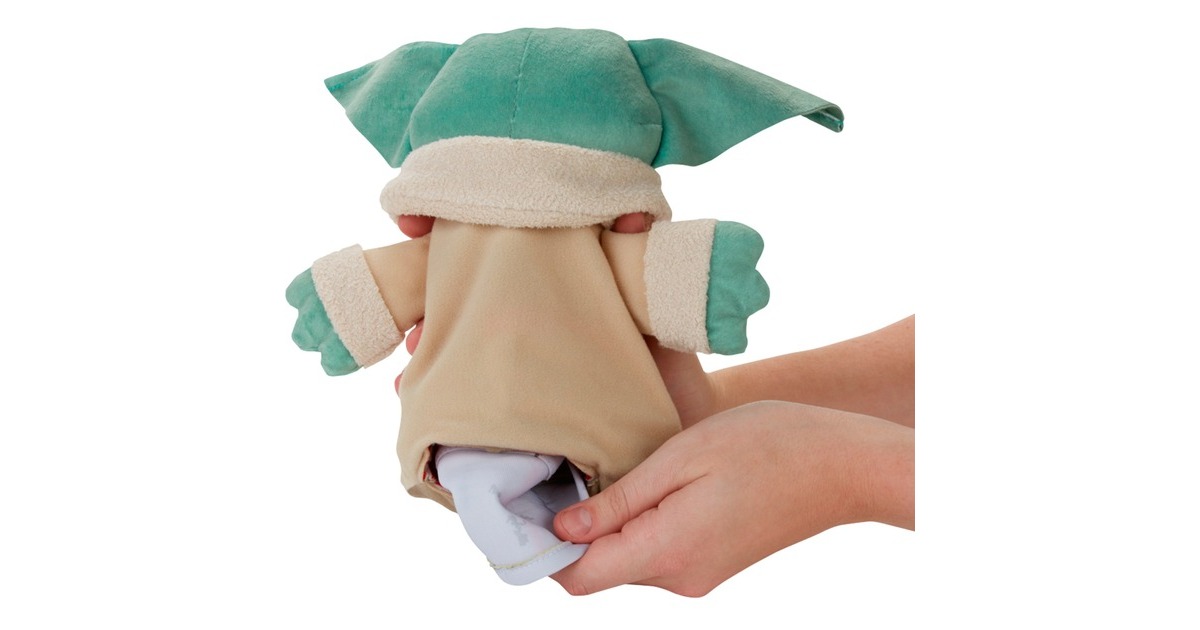 Hasbro Star Wars, The Mandalorian 3in1 The Child schwebender Kinderwagen, Kuscheltier