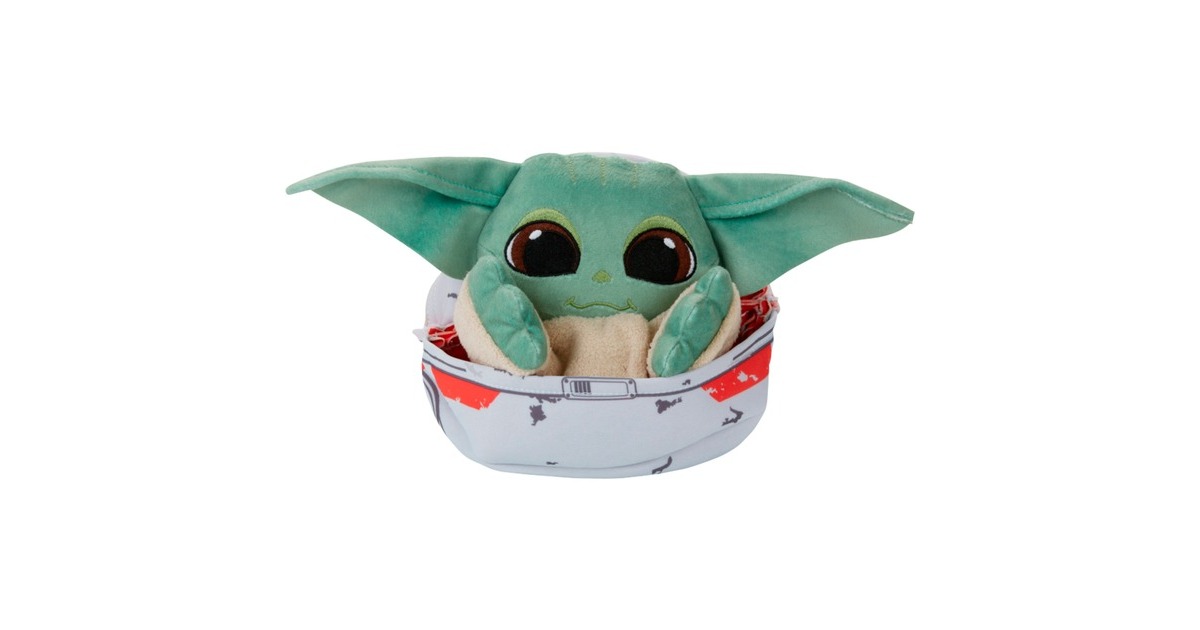 Hasbro Star Wars, The Mandalorian 3in1 The Child schwebender Kinderwagen, Kuscheltier