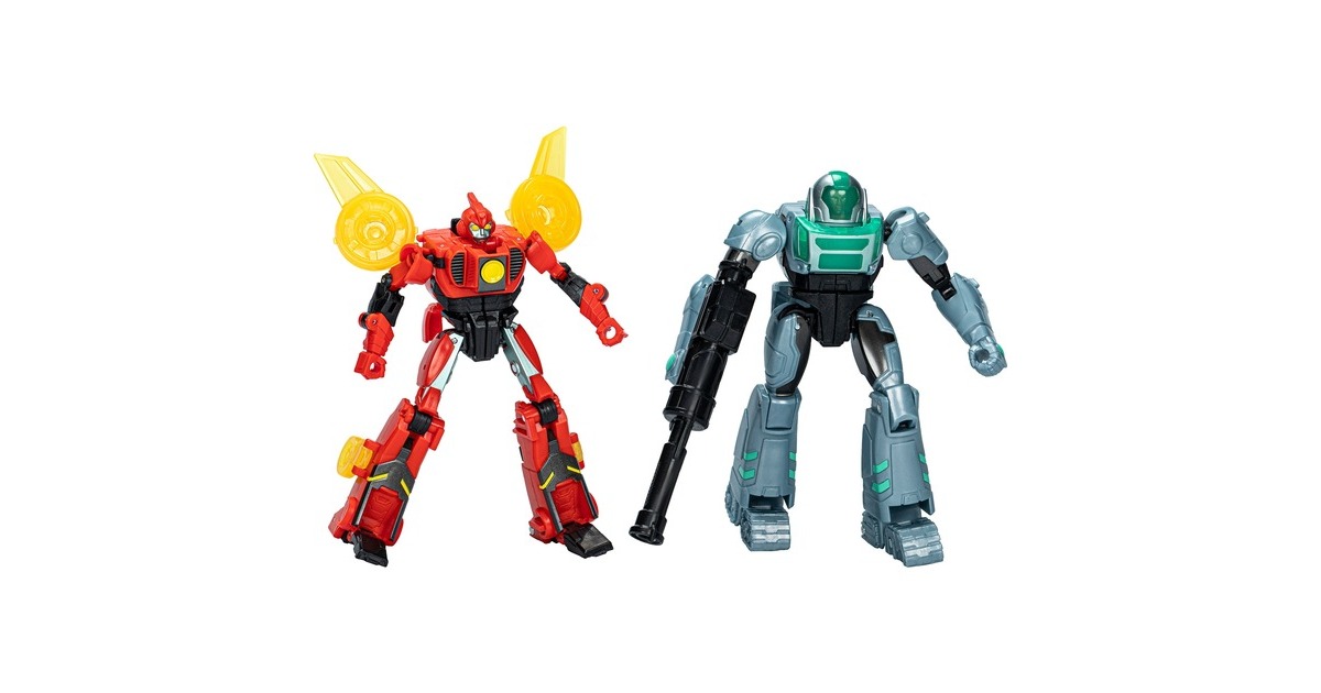 Hasbro Transformers EarthSpark Cyber-Combiner Terran Twitch und Robby Malto, Spielfigur