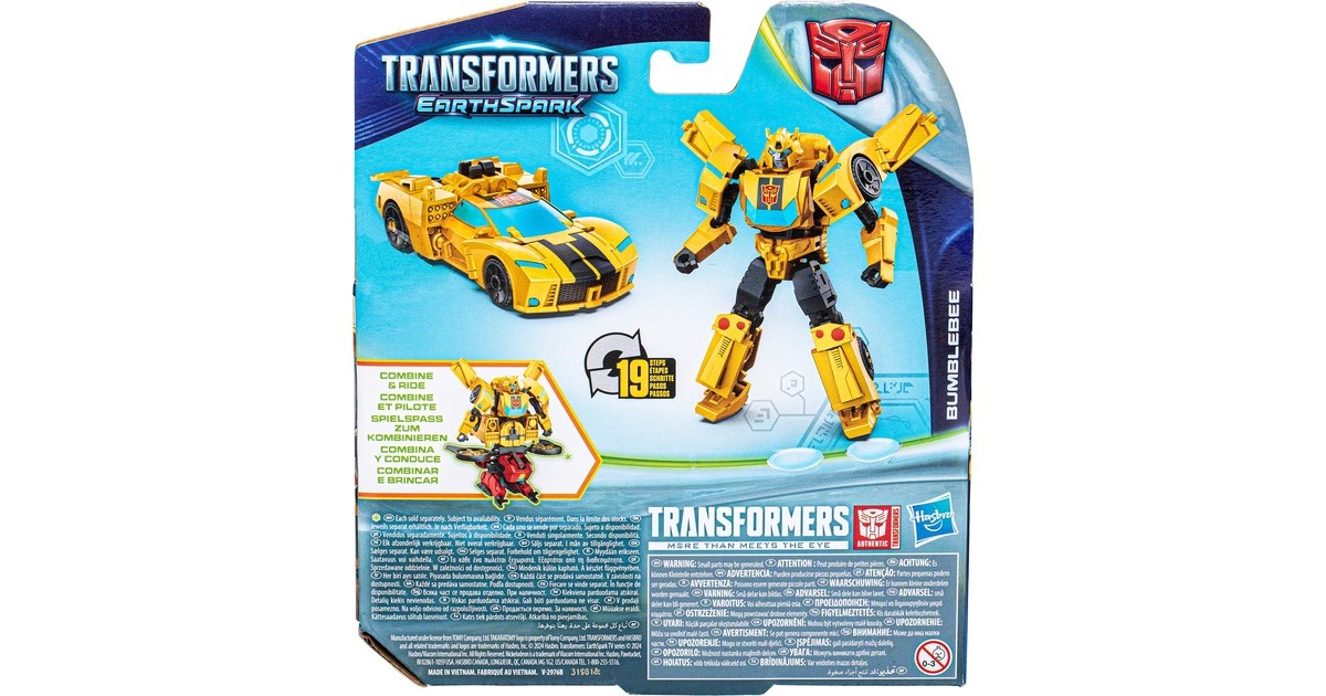 Hasbro Transformers EarthSpark Warrior-Klasse Bumblebee, Spielfigur