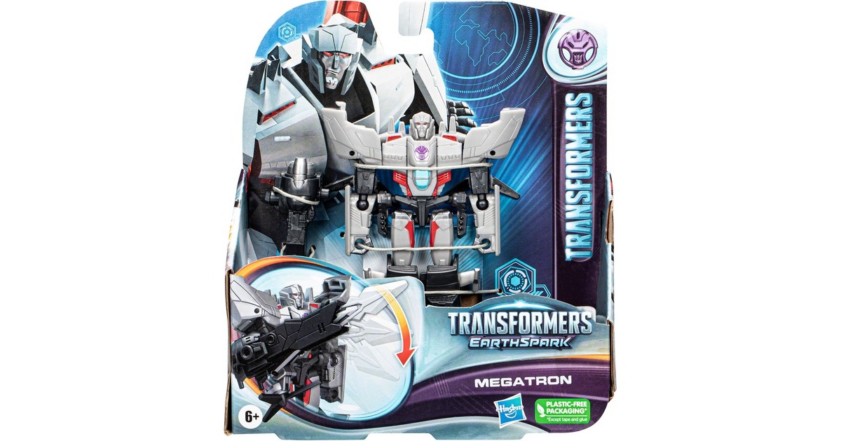 Hasbro Transformers EarthSpark Warrior-Klasse Megatron, Spielfigur