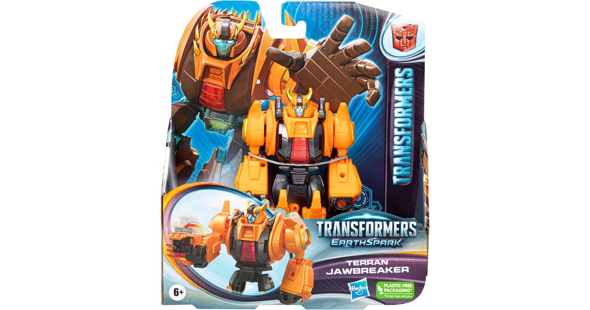 Hasbro Transformers EarthSpark Warrior-Klasse Terran Jawbreaker, Spielfigur