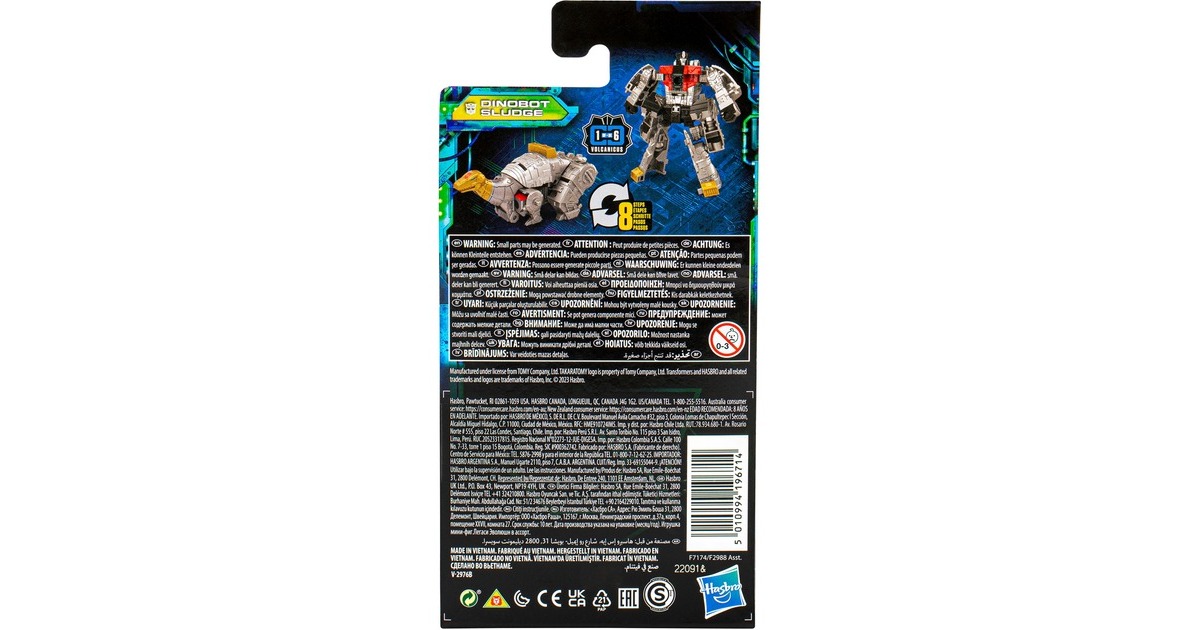 Hasbro Transformers Legacy Evolution Dinobot Sludge, Spielfigur(8,5 cm groß)