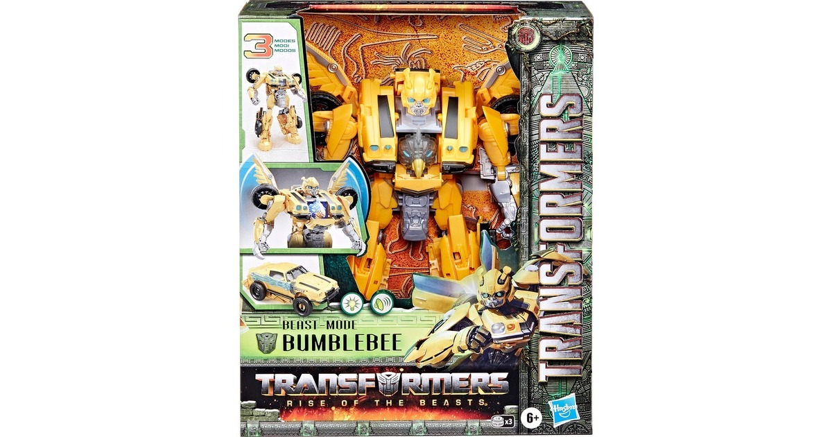 Hasbro Transformers: Aufstieg der Bestien - Beast-Mode Bumblebee, Spielfigur