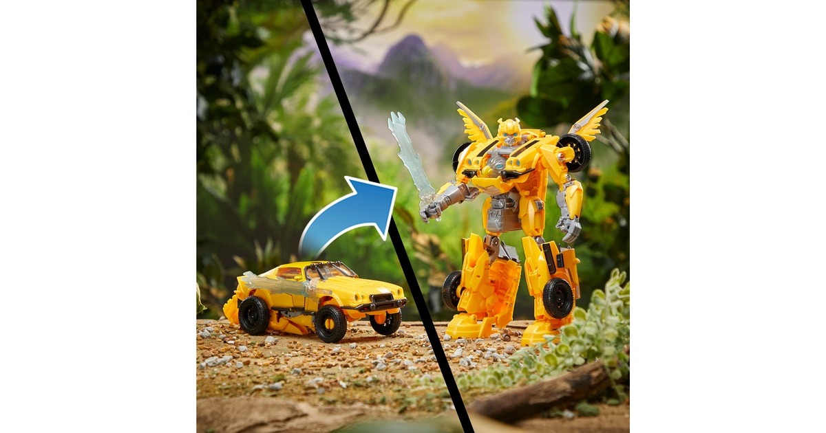Hasbro Transformers: Aufstieg der Bestien - Beast-Mode Bumblebee, Spielfigur
