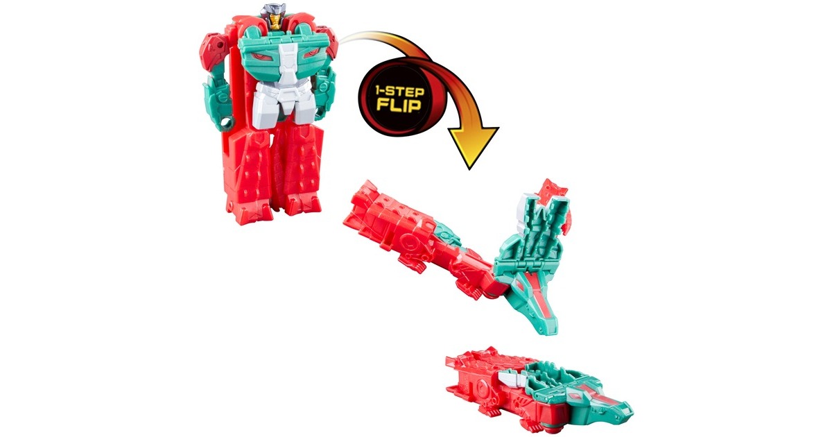 Hasbro Transformers: EarthSpark 1-Step Flip Changer Skullcruncher, Spielfigur