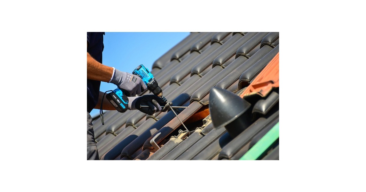 Hazet Akku-Bohrmaschine Satz 9230-2, 18Volt, Bohrschrauber(blau/schwarz, Li-Ionen Akku 2Ah)