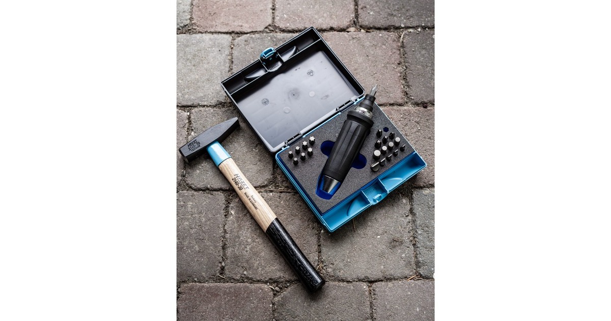 Hazet Bit Schlagschraubendreher Satz 2272/23N, Schlagschrauber(schwarz/blau, 23-teilig, 5/16