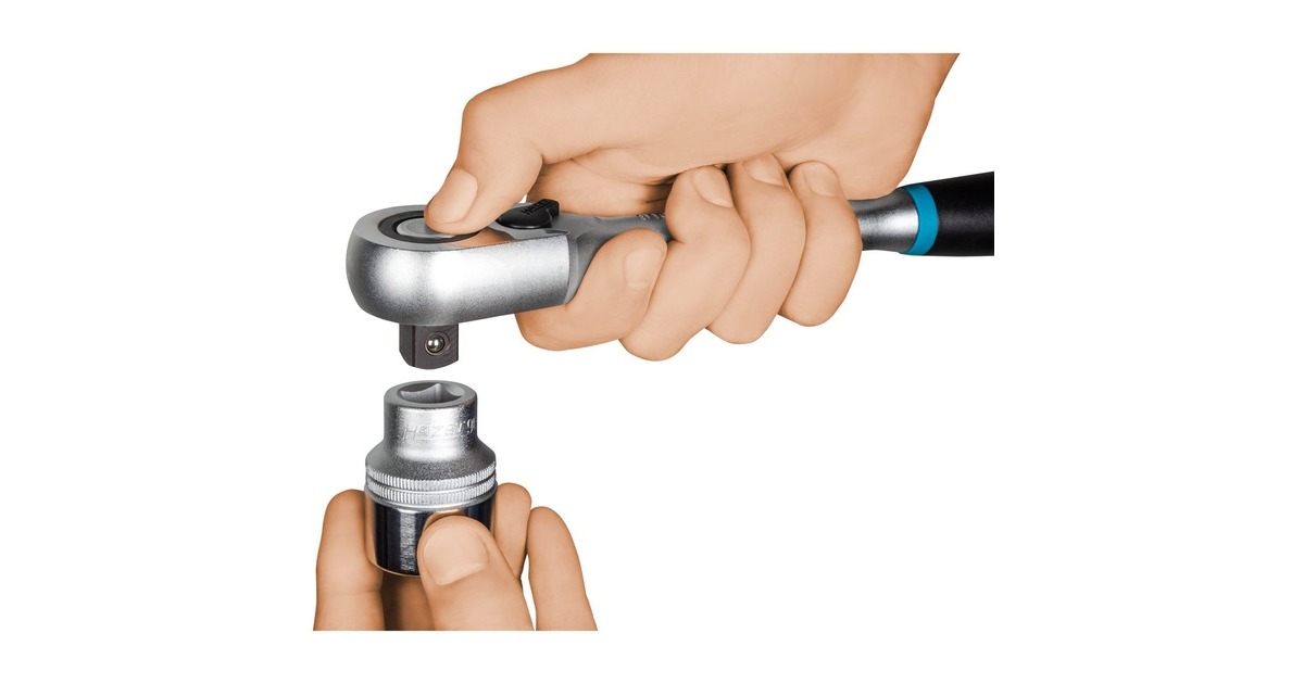 Hazet HiPer Feinzahn-Umschaltknarre 863HPS, 1/4