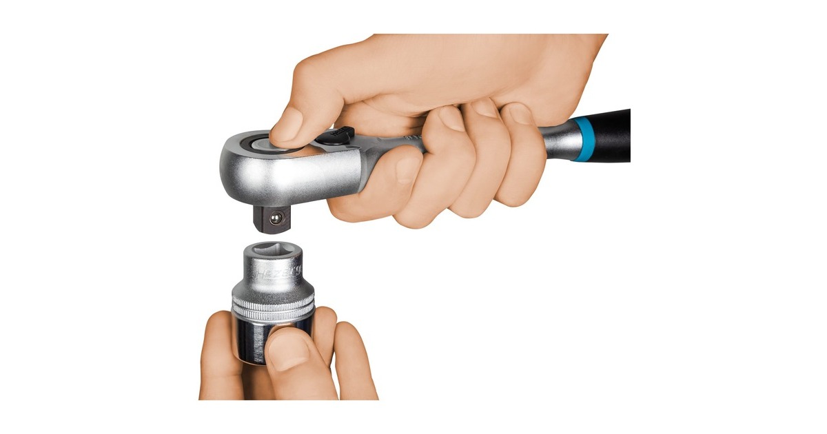 Hazet HiPer Feinzahn-Umschaltknarre 916HPS, 1/2