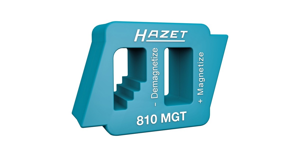 Hazet Magnetisier- / Entmagnetisier-Werkzeug 810MGT, Magnetisiergerät(blau, für Schraubendreher)