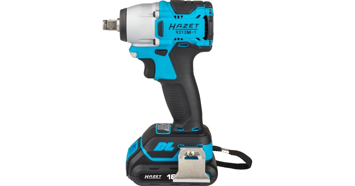 Hazet Mini Akku-Schlagschrauber Satz 9212M-1, 18Volt(blau/schwarz, Li-Ionen Akku 2Ah)