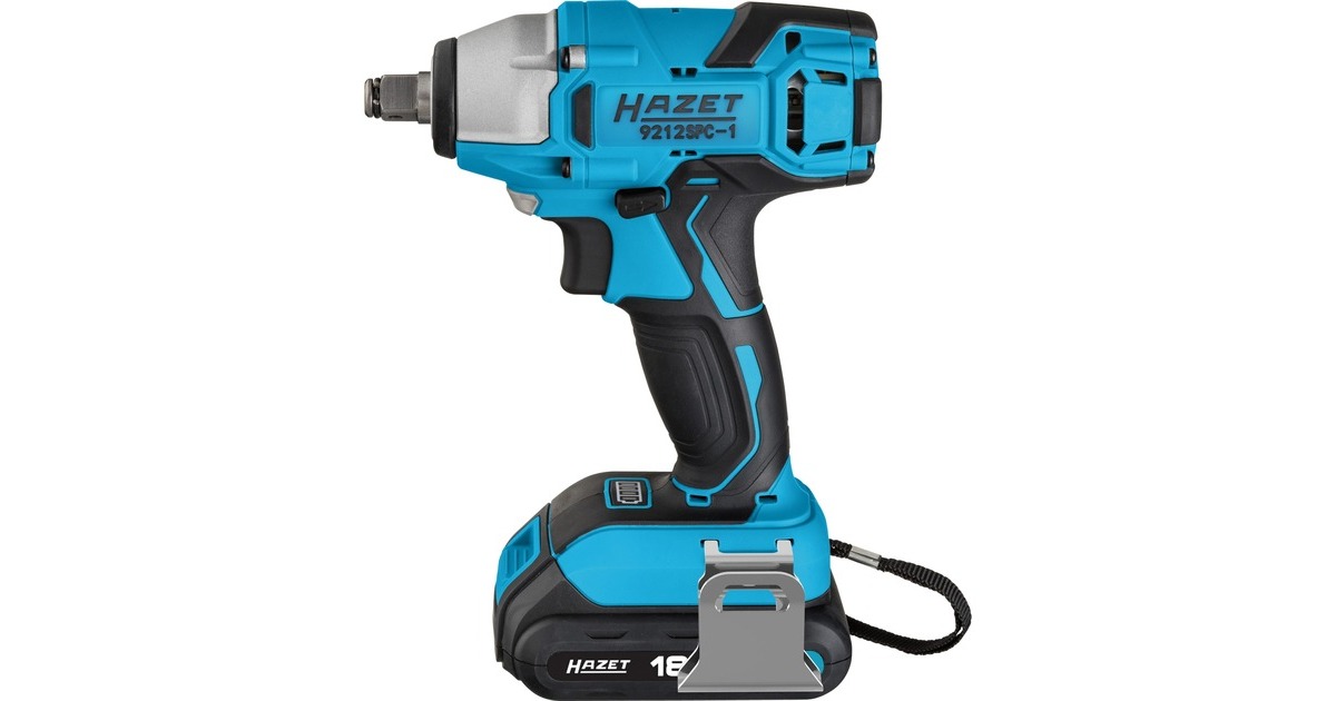 Hazet Mini Akku-Schlagschrauber Satz 9212SPC-1, 18Volt(blau/schwarz, Li-Ionen Akku 2Ah)
