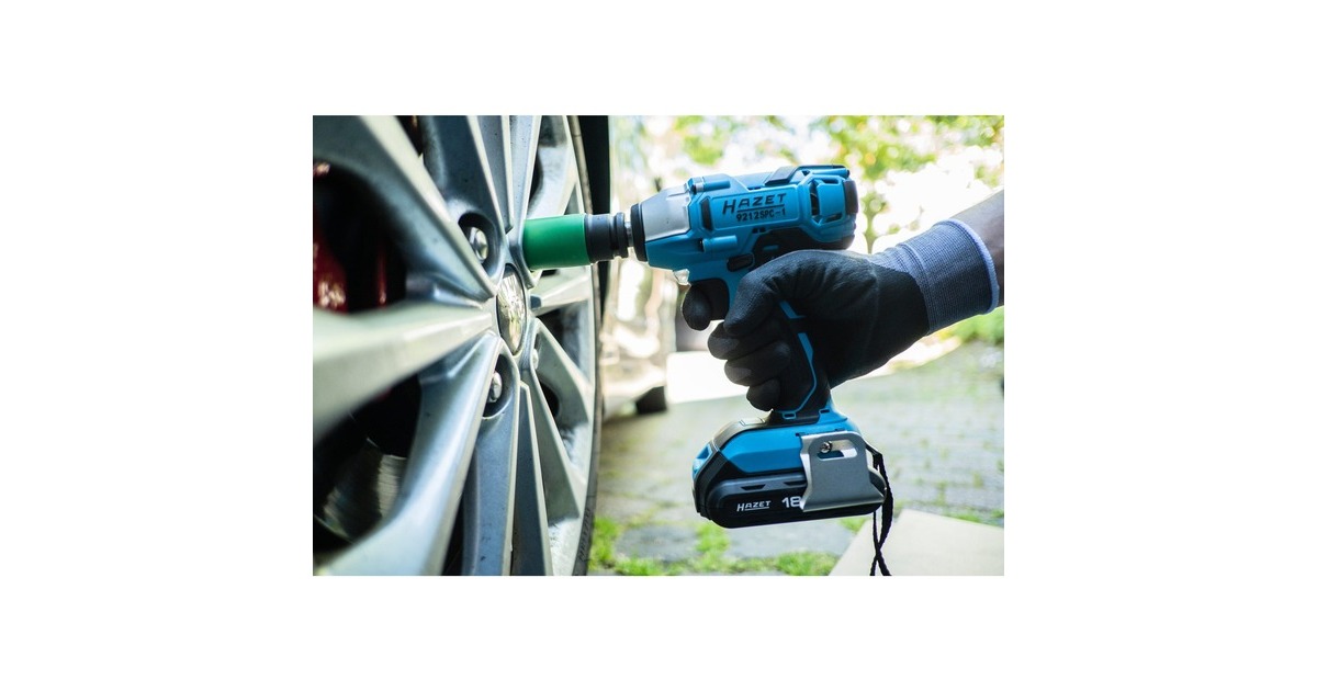Hazet Mini Akku-Schlagschrauber Satz 9212SPC-1, 18Volt(blau/schwarz, Li-Ionen Akku 2Ah)