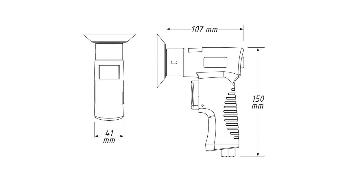 Hazet Mini Exzenter-Schleifer Satz 9033N-5, 36-teilig, Exzenterschleifer(blau/schwarz, mit 2 Schleiftellern 50mm / 76,2mm)