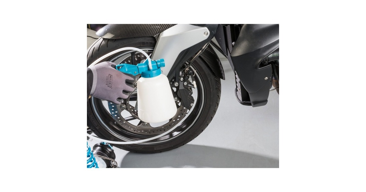 Hazet Pneumatischer Bremsen-Entlüftungs-Satz 4969-1/3, Entlüfter(blau, 3-teilig)