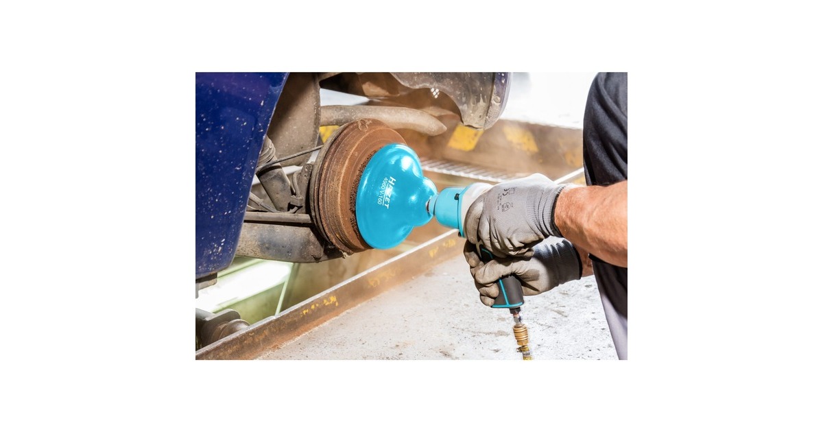 Hazet Radnaben-Schleifer (Grundkörper + 1 Schleifscheibe), Ø 160mm(blau, 2-teilig, 1/2