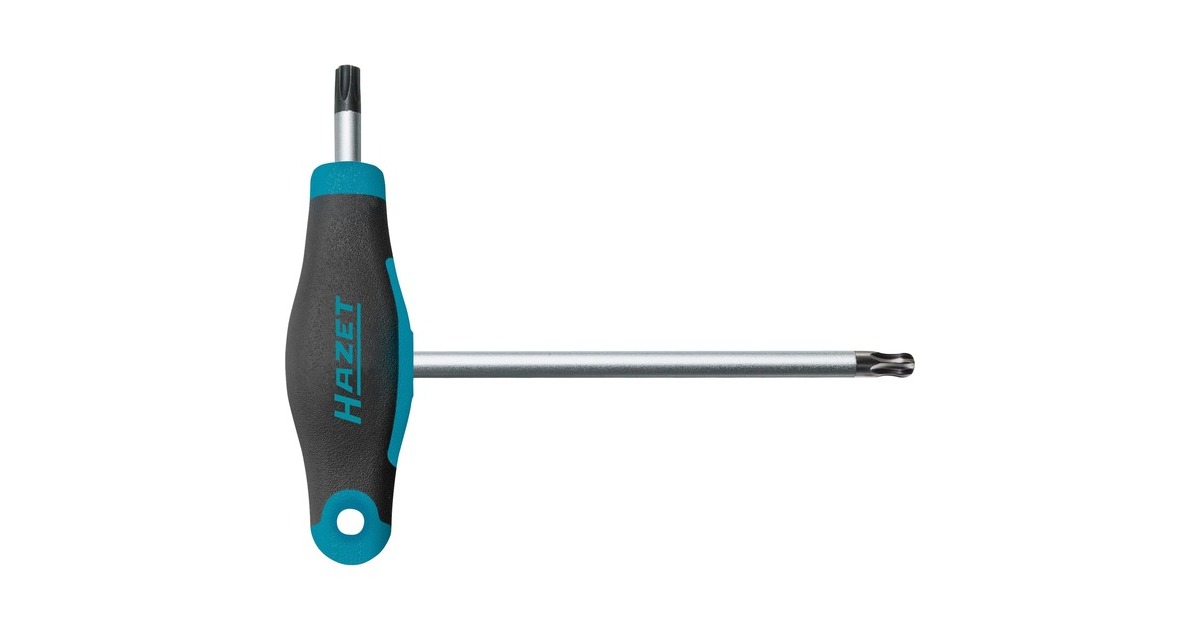 Hazet Schraubendreher 829KKT-T40, mit T-Griff(blau/schwarz, mit Kugelkopf)