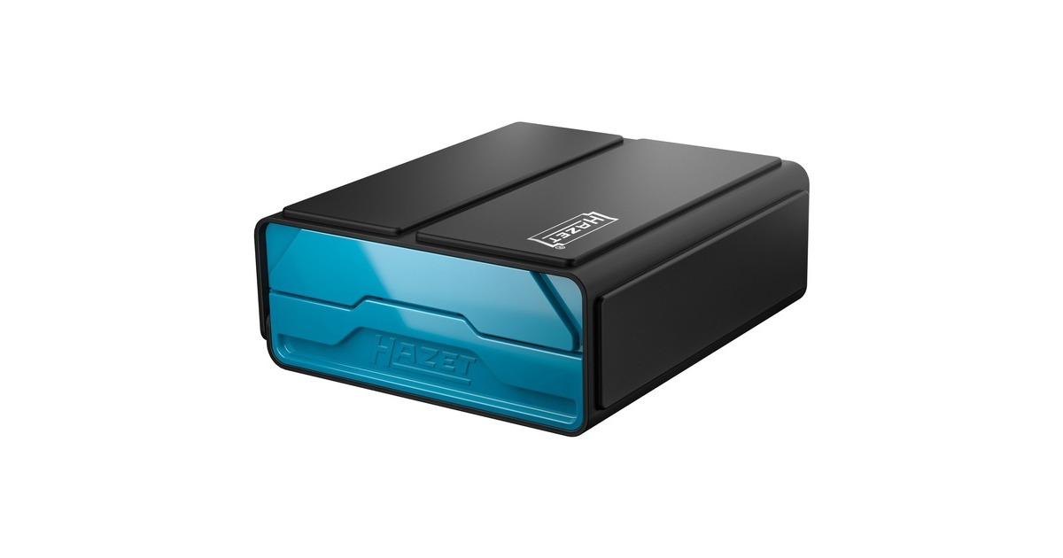 Hazet SmartCase Bit-Satz 2200SC-2, 50-teilig(schwarz/blau, 1/4